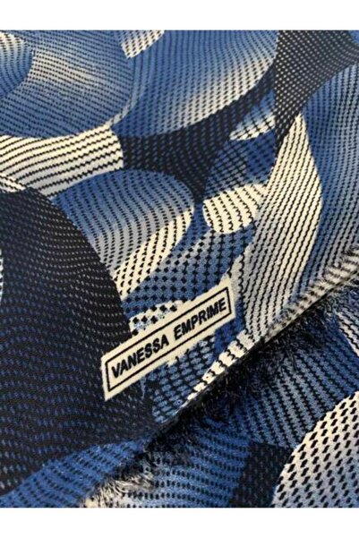 Evimmis Vanessa Floş Viskon Kumaş Elbiselik Eteklik Şalvarlık Çift En:150 Cm