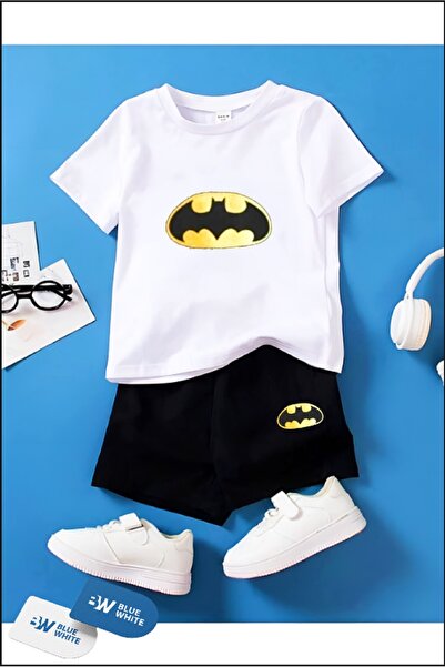 FRİENDS KİDS Boy/Girl '' batman '' Printed T-Shirt-Shorts Set