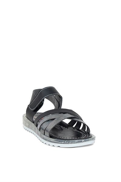 Minican ŞA F K 011 Fillet Girl's Flat Sandals Black