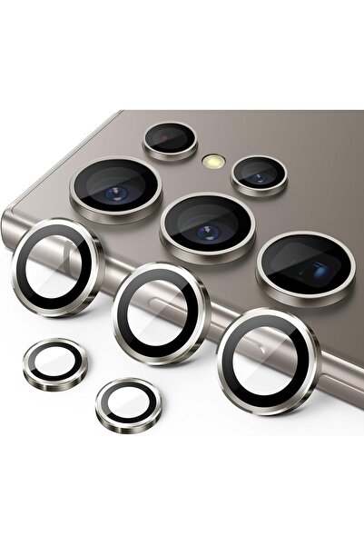 Rivor Samsung Galaxy S24 Ultra Uyumlu Kamera Lens Koruyucu Temperli Cam Kamer...