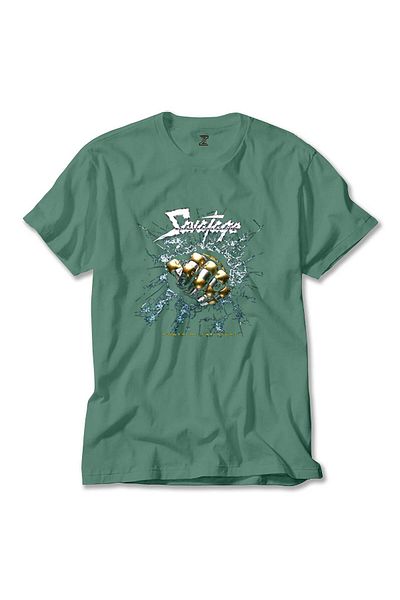 Z zepplin Savatage Power Of The Night Πράσινο T-Shirt
