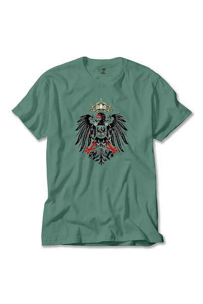 Z zepplin Πράσινο μπλουζάκι Hearts of Iron 4 Imperial Coat of Arms of Germany