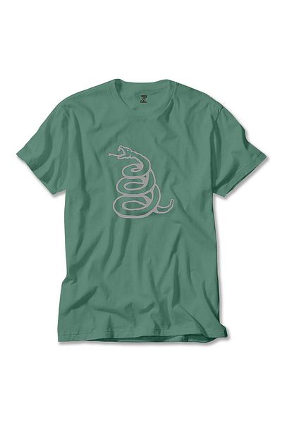 Z zepplin Πράσινο T-shirt με λογότυπο Metallica Snake