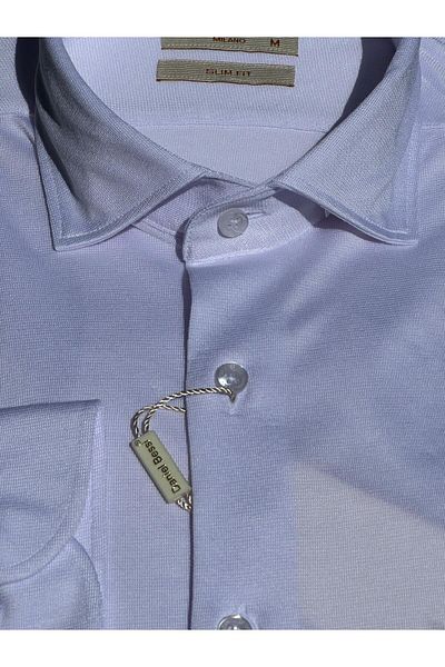 Daniel Bessi Buttoned Slim Fit Knitted Men's Shirt