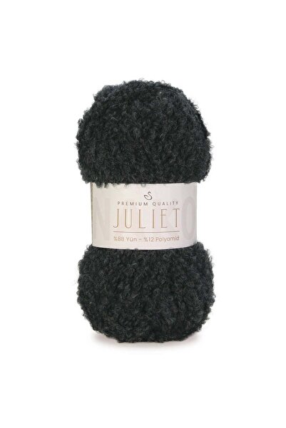 NAKO Juliet Örgü İpi 5li renk no :217 siyah (5x100gram)