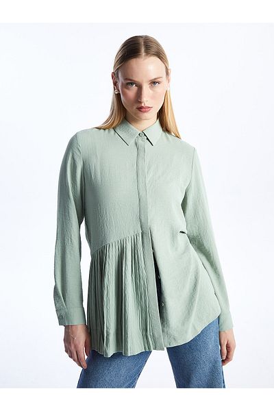 LC Waikiki Long Sleeve Plain Women's Tunic Shirt