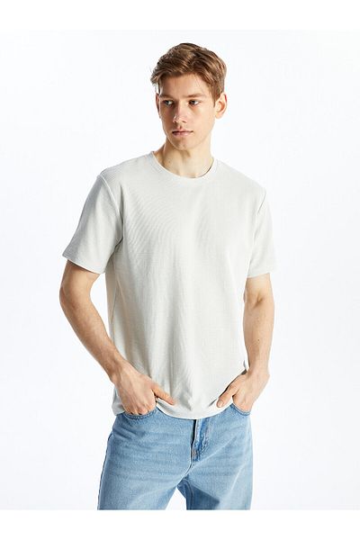 LC Waikiki Kurzarm-T-Shirt für Herren mit Rundhalsausschnitt