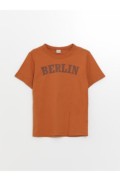 LC Waikiki Boy - Crew Neck and Printed Short Sleeve T-Shirt