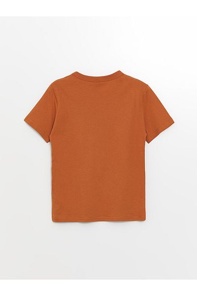 LC Waikiki Boy - Crew Neck and Printed Short Sleeve T-Shirt