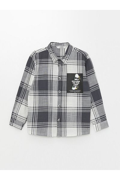 LC Waikiki Comfortable Fit Plaid Shirt for Boy