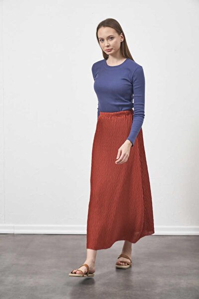 Mevra Pleated Skirt Rose Dried