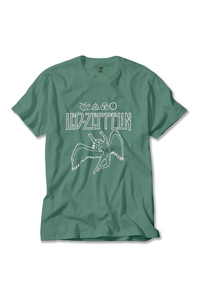 Z zepplin Led Zeppelin Zoso Icarus - Πράσινο T-Shirt