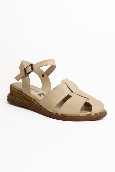 Elile Shoes Hakiki Deri Topuklu Sand35-41-42-43-44 Numara