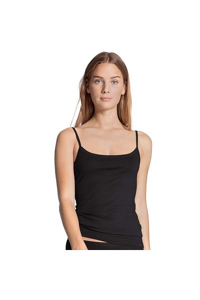 Calida Damen Spaghettitop - Natural Comfort, Unterhemd, Üst, Jersey, einfarbig