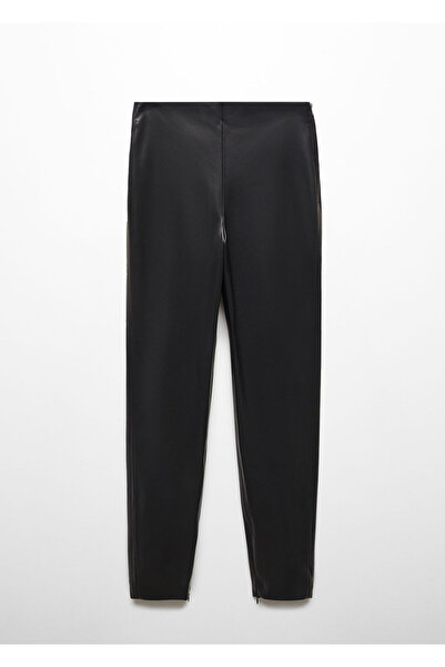 MANGO Woman Siyah Kadın Tayt 67070468