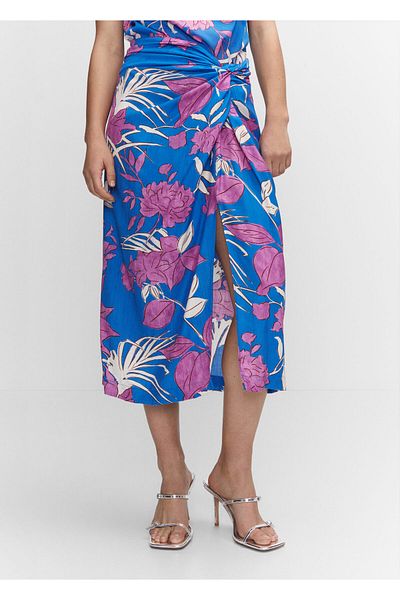 MANGO Woman Blue Women's Skirt57040267