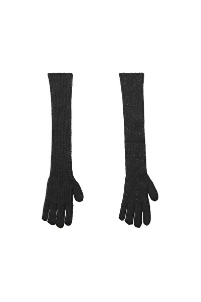 MANGO Woman Siyah Kadın Eldiven 57037741