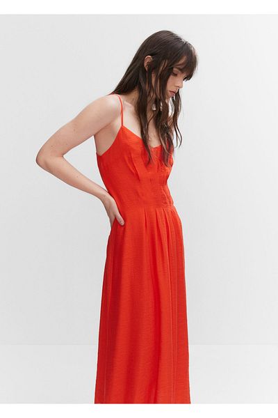 MANGO Woman Coral Women's Dress57050276