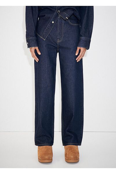 MANGO Light Denim Women's Trousers57068269