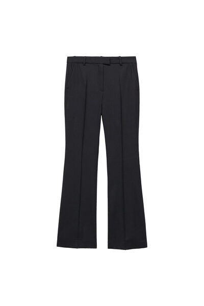 MANGO Woman Siyah Kadın Pantolon 57099116