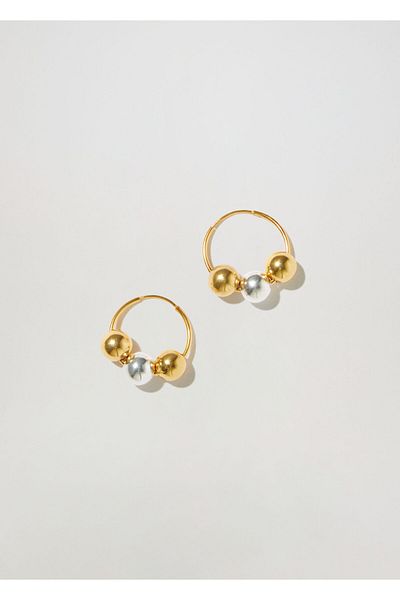 MANGO Goldene Ohrringe für Damen - Modell37000178