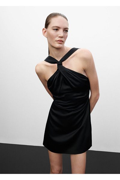 MANGO Woman Rochie neagră de damă57089115