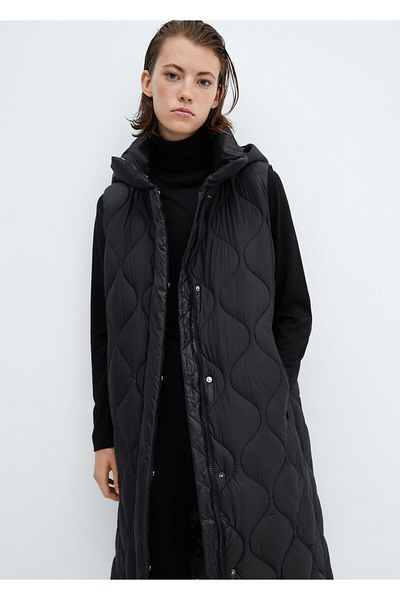MANGO Woman Women's Black Vest57856710
