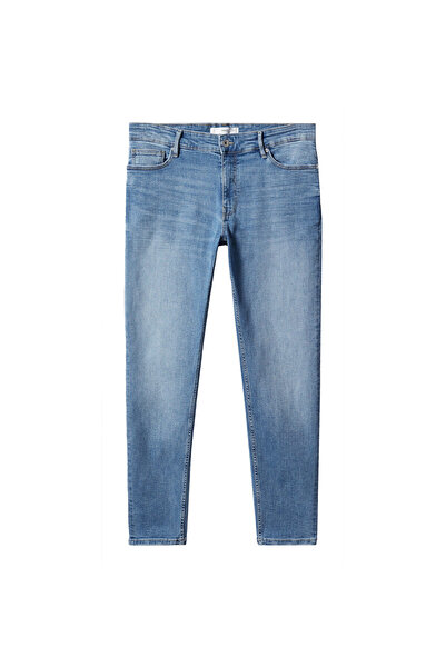MANGO Man Orta Denim Rengi Erkek Jeans 57040734