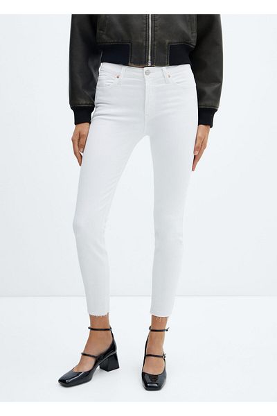 MANGO White Women's Trousers57040308