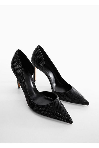 MANGO Pantofi cu toc înalt pentru femei negre47051151
