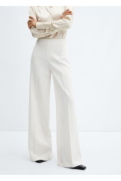MANGO Natural Women's Trousers57040322