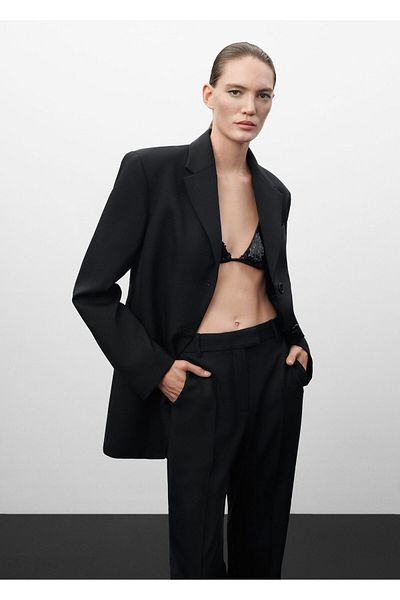 MANGO Black Women's Blazer57059115