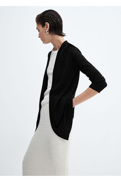 MANGO Cardigan negru pentru femei57050311