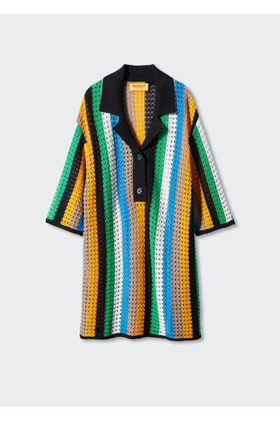 MANGO Woman Renkli Kadın Kazak 57010379