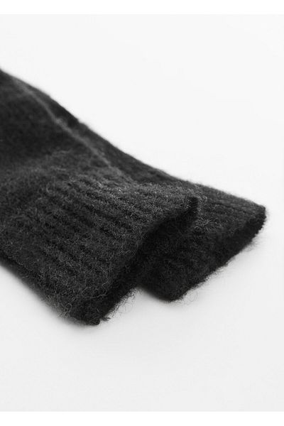 MANGO Woman Black Women's Gloves57047740