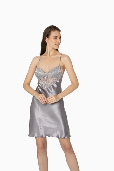 Pierre Cardin Satin Lace Nightgown 680