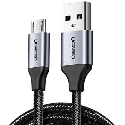 Ugreen Premium Micro Usb Şarj Ve Data Kablosu Siyah 2 Metre