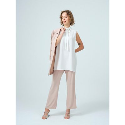 Moodbasic NEW MOODBASIC Rhinestone Sleeveless CREPE FINISH MB01.12