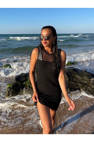 kenza'a Rochie de damă cu detalii din plasă