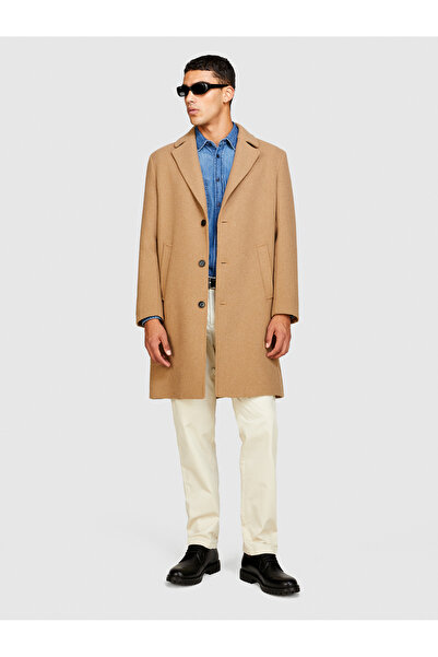 Sisley Cămașă pentru bărbați din denim închis, 100% denim Koton