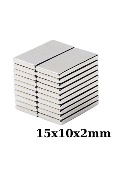 Motorobit 15x10x2mm Neodyum Güçlü Mıknatıs - Neodim Magnet