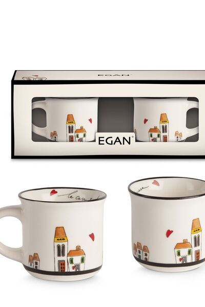 Egan Italy Le Casette 2'li Mini Kupa Seti