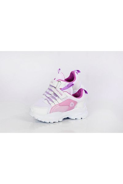 Almera Copii unisex copii talpă confortabilă, velcro ușor de purtat, colorate, pantofi de mers și sport zilnic