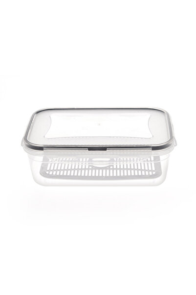 PlastArt 1.4 lt Fresh Box Rectangular Compartment Storage Container