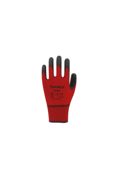 Spreycim قفازات إستويلد ماين بوليستر محبوكة نيتريل 10 XL 12 قطعة