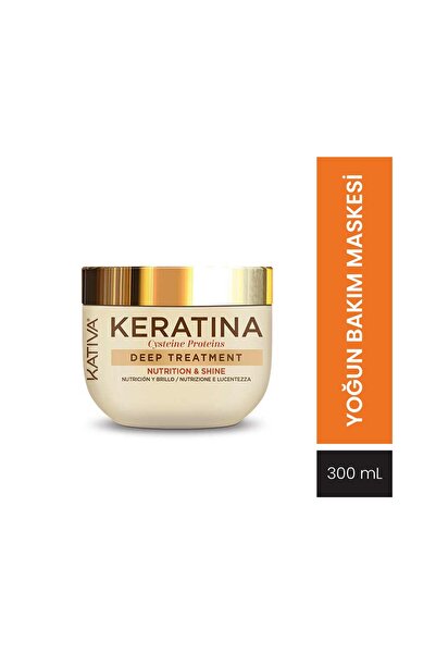 Kativa Güçlendirici Keratinli Saç Bakım Maskesi 300 ml