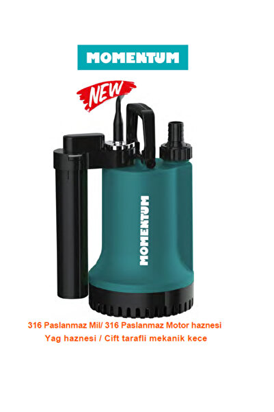 Momentum PKS-400DS 400W 220V  Asansör Flatörlü Drenaj Dalgıç Pompa (deniz suy...
