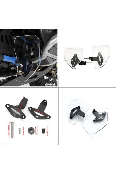 Knmaster BMW R1200GS/R1250GS 2013-2024 Transparent Foot Cover