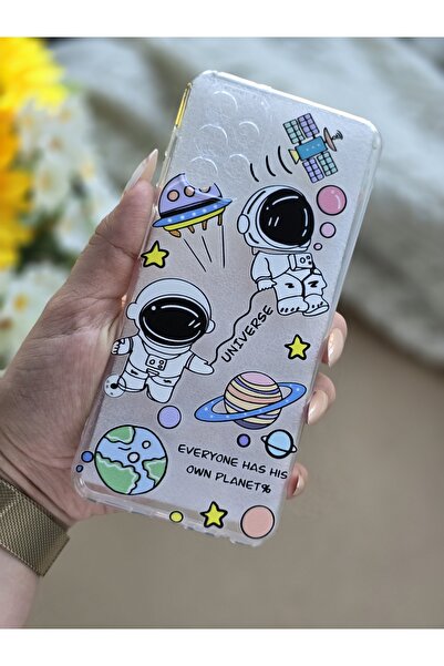 SUPER FRAME Samsung Galaxy A32 Uyumlu Baskılı Şeffaf Telefon Kılıfı