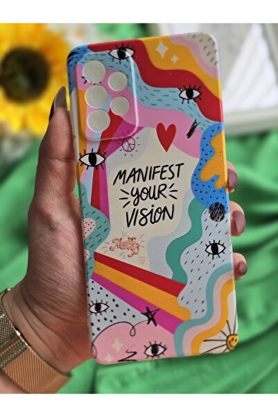 SUPER FRAME حافظة هاتف شفافة مطبوعة متوافقة مع هاتف سامسونج جالاكسي A33